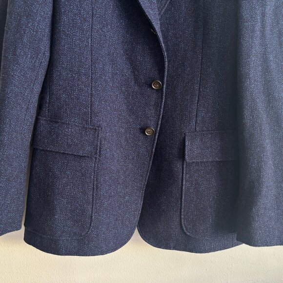 Ralph Lauren RRL Double RL 3-roll-2 Navy Sport Coat/ Blazer in Cotton Wool - 40 - Picture 3 of 13